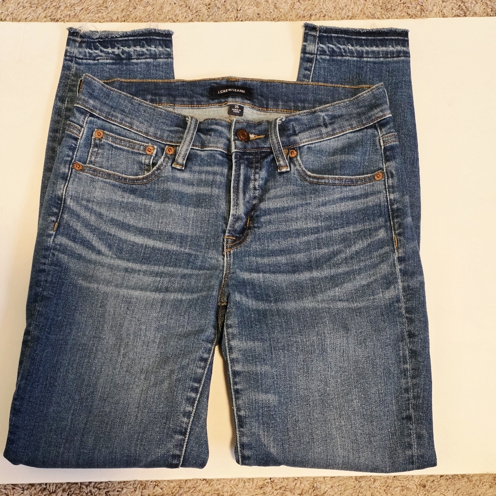 J.Crew Toothpick 8" Rise Jean 25